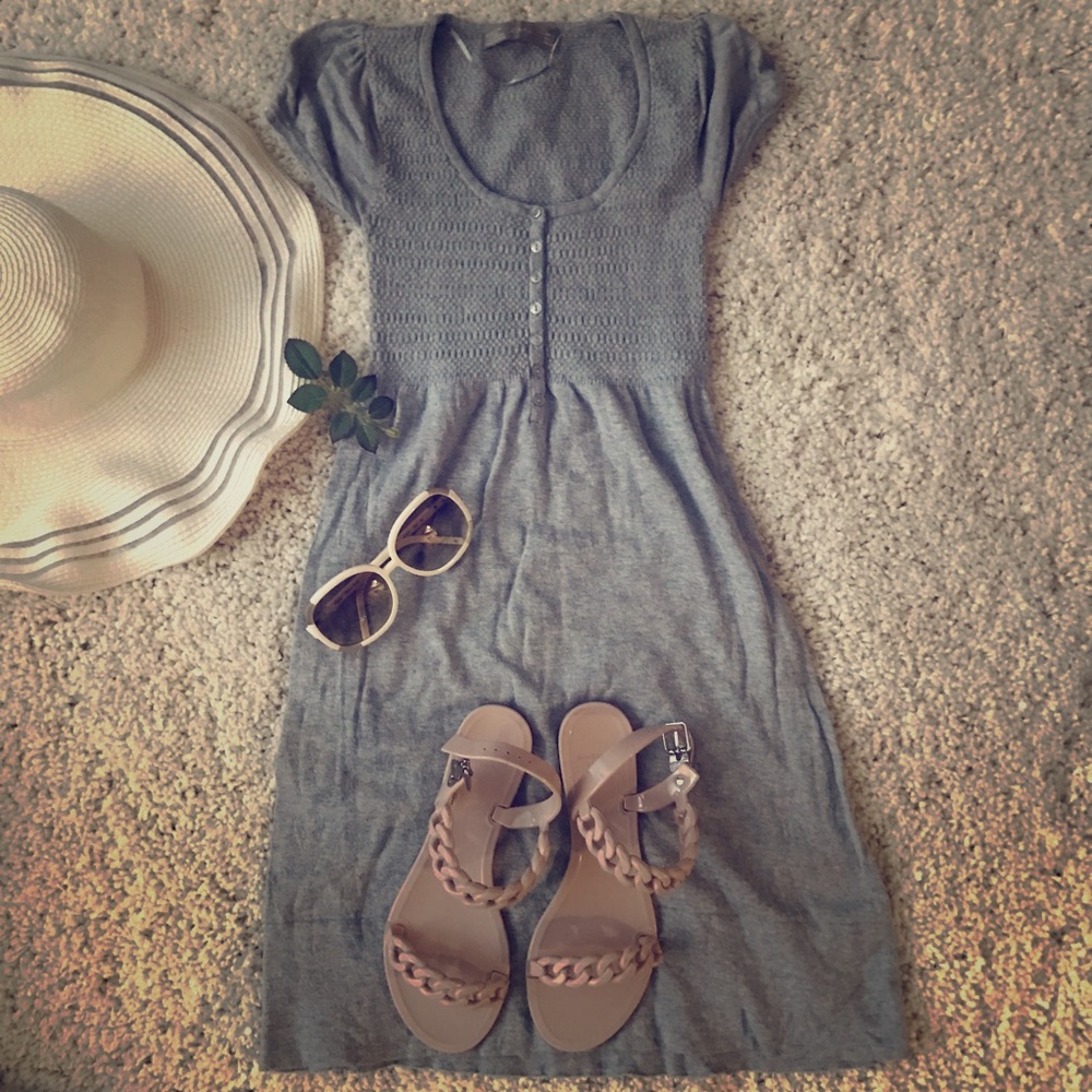💙Zara light grey dress💙